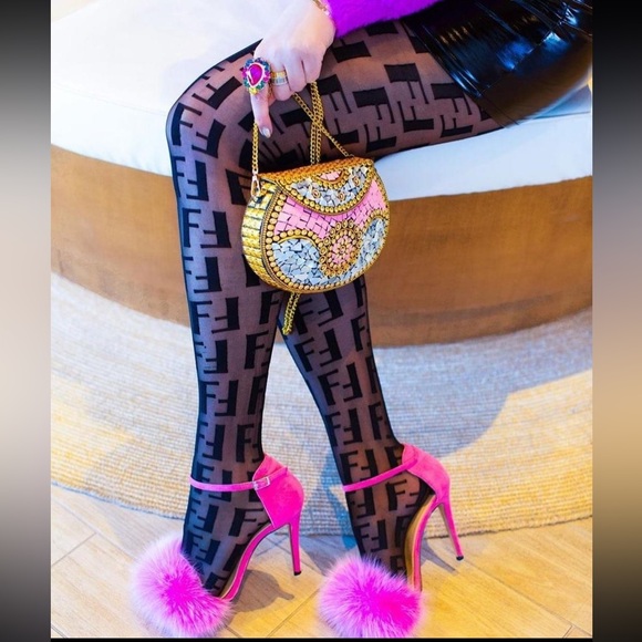 RAMLA THE PEARL MOSAIC  HANDBAG - Picture 4 of 12